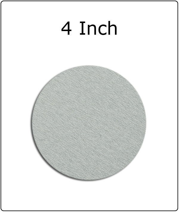 4 Inch White Dry Hook & Loop Sanding Discs