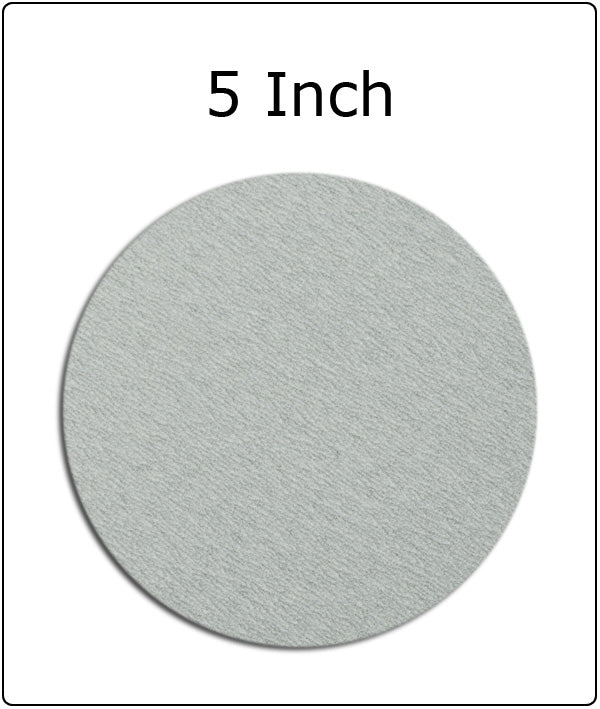5 Inch White Dry Hook & Loop Sanding Discs