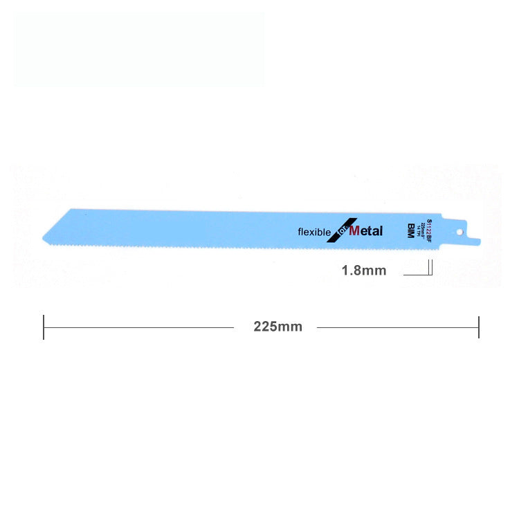 8.8" (225mm) Reciprocating Metal/Woodcutting Saw Blade, 5PCS/BOX