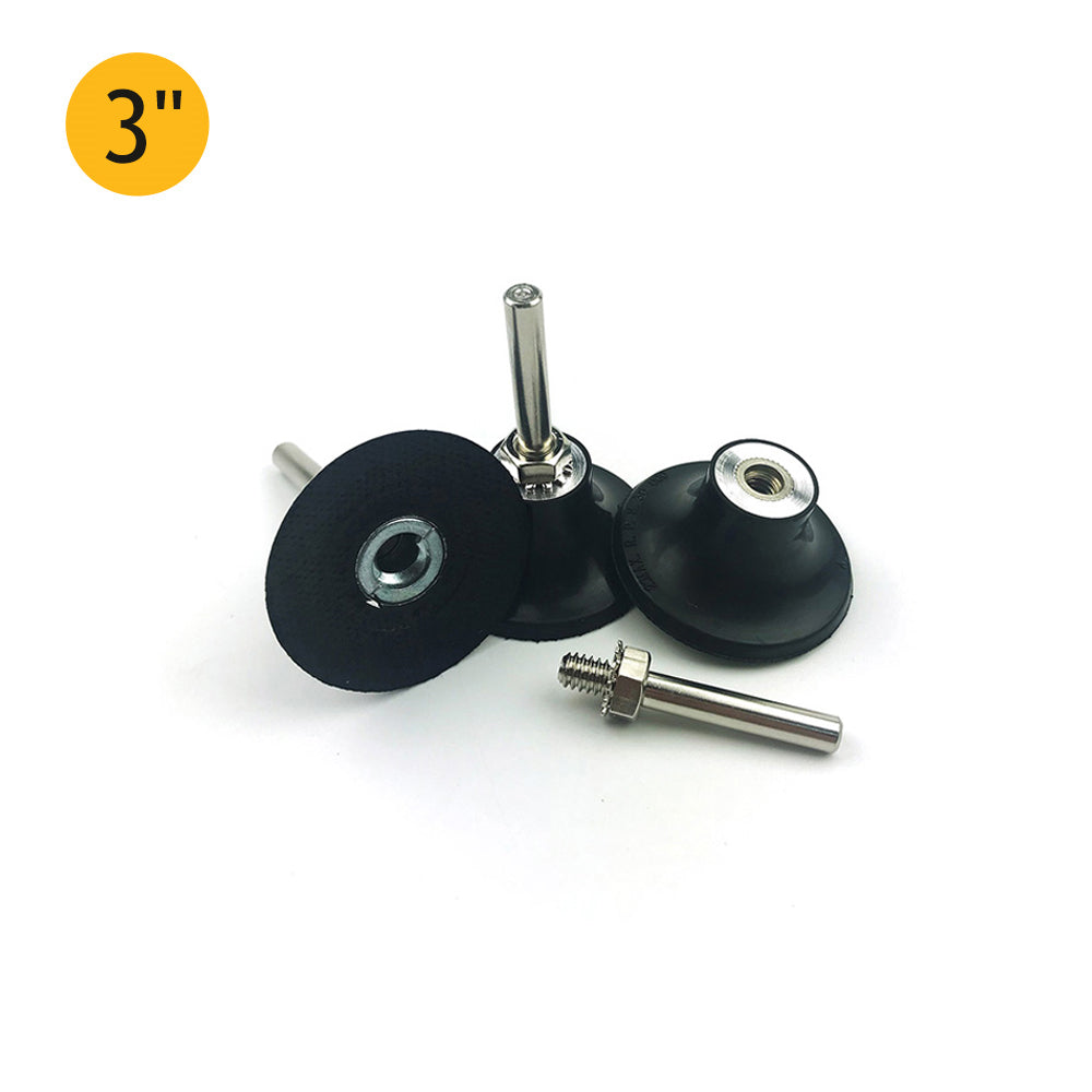 3" (75mm) x 6mm Shank T-R Back-up Pad for Quick Change Type R (T-R) Sanding Discs