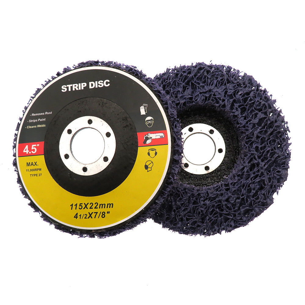 4-1/2" x 7/8" Roll Lock Strip and Clean Disc(Purple)