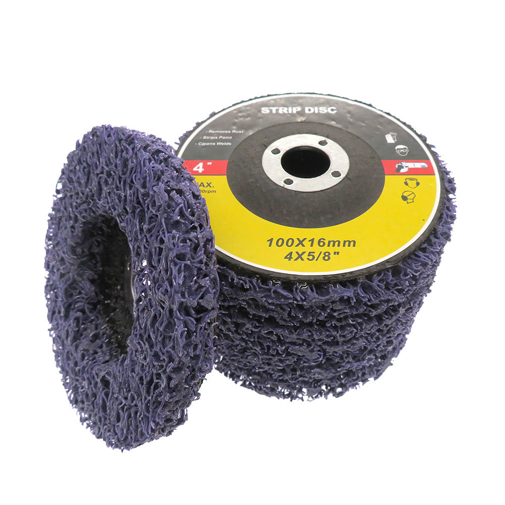 4" x 5/8" Roll Lock Strip and Clean Disc(Purple)