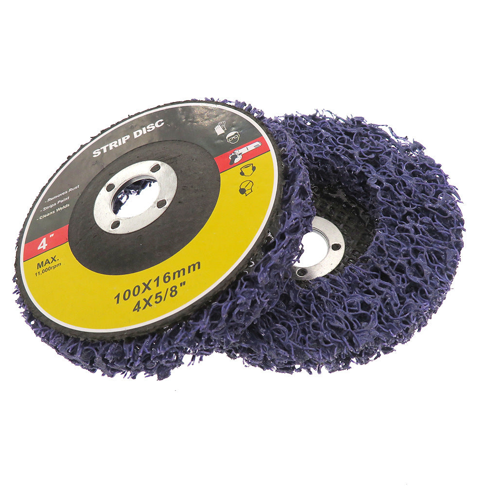 4" x 5/8" Roll Lock Strip and Clean Disc(Purple)