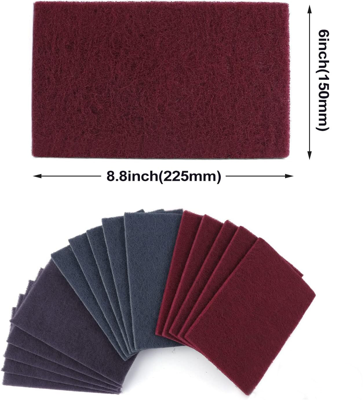 Non Woven 6"x9" Scuff Hand Pads, 1PC