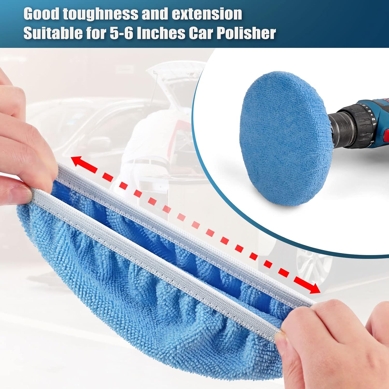 5-6" (127-152mm) Polishing Bonnet Pad