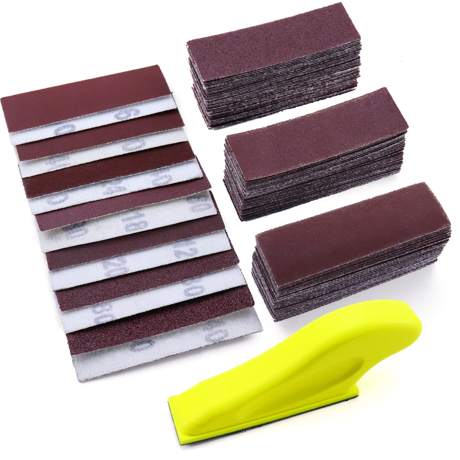Micro Sanding Tools 3.5” x 1” Mini Handle Sander Kit