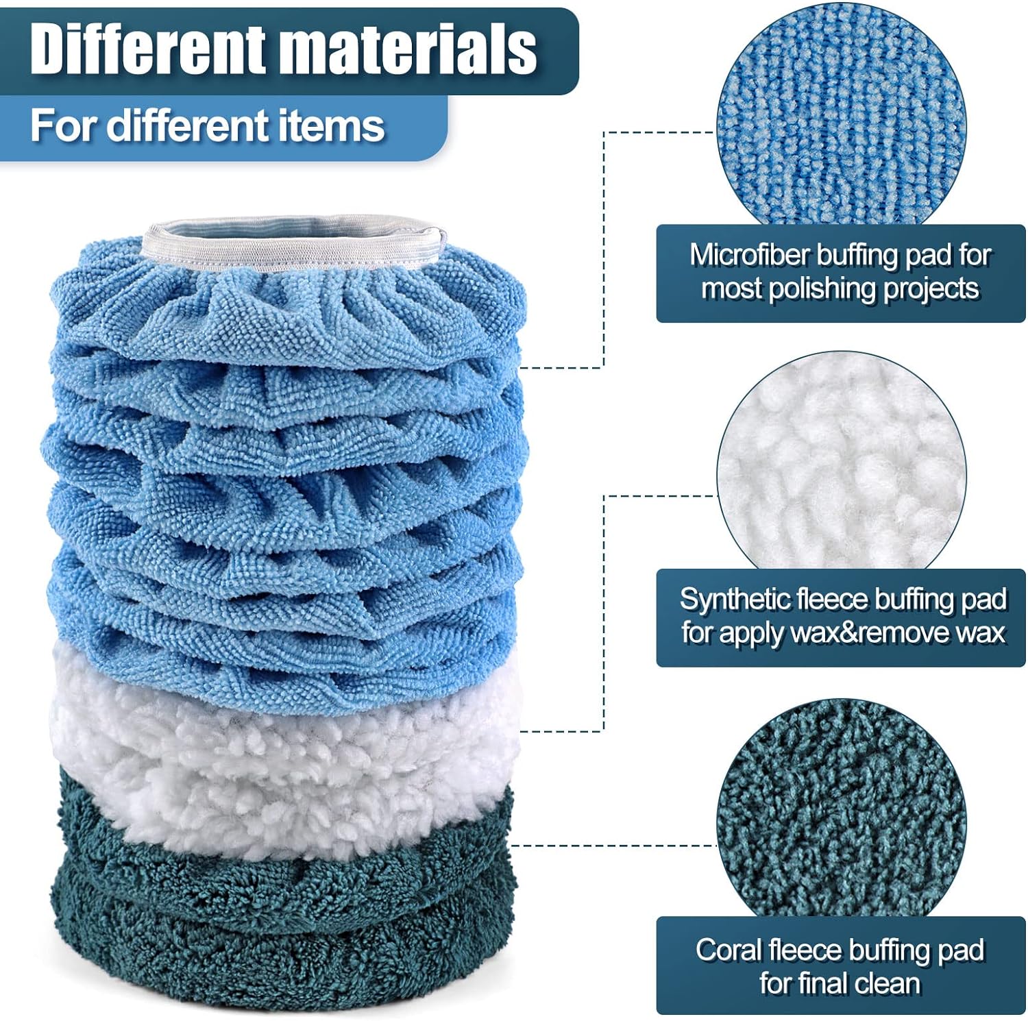 5-6" (127-152mm) Polishing Bonnet Pad