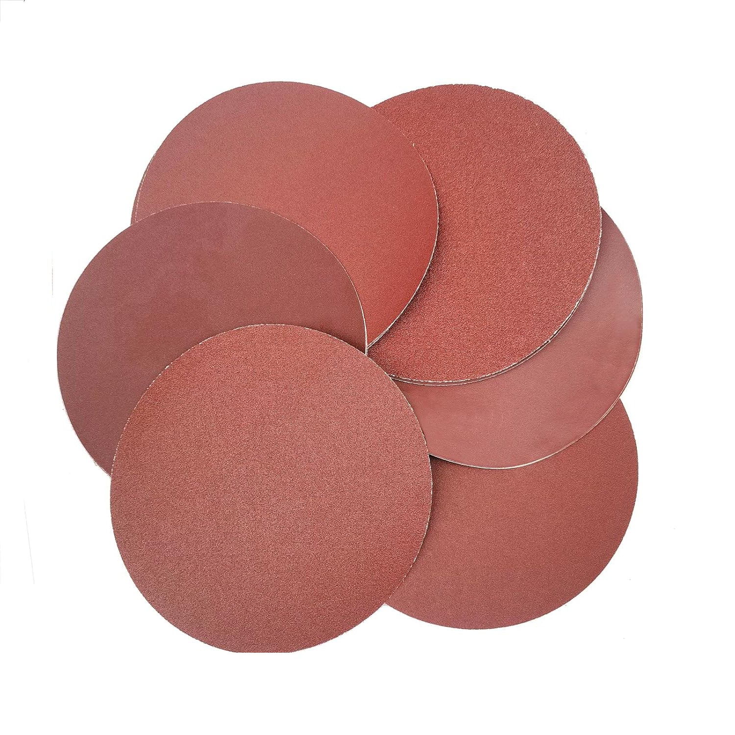 10" (254mm) PSA Red Grain Sanding Discs For Wet/Dry Sanding (60-400 Grit), 1 Disc