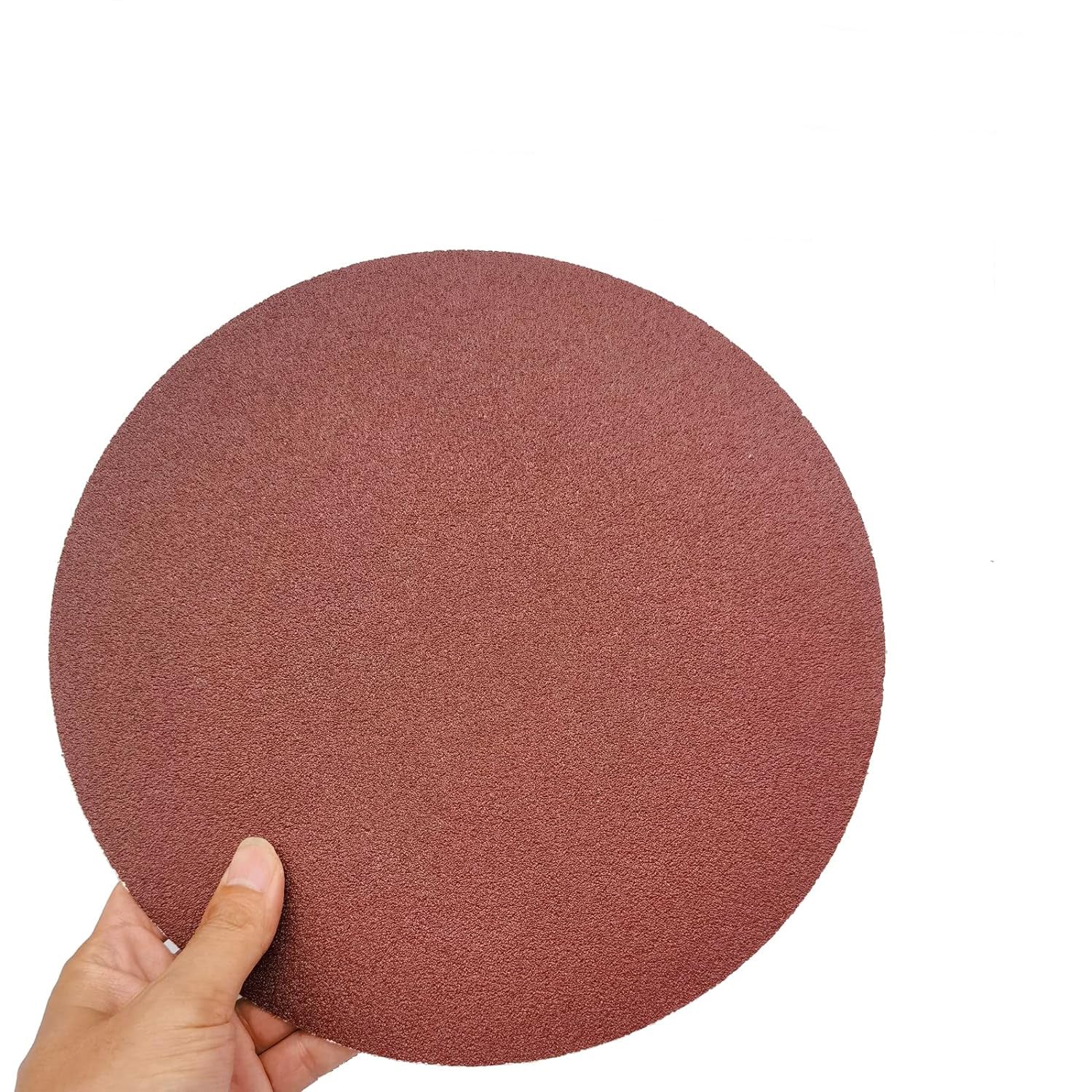 10" (254mm) PSA Red Grain Sanding Discs For Wet/Dry Sanding (60-400 Grit), 1 Disc