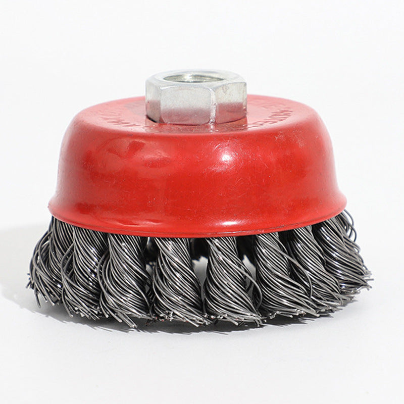 3” x 5/8”-11 Threaded Arbor Wire Cup Brush for Grinder