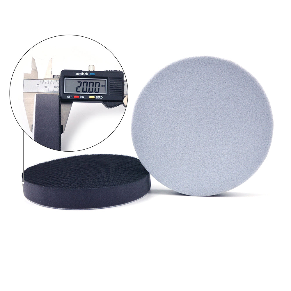 6" (150mm) 20mm Thick Soft Sponge Hook & Loop Surface Protection Interface Buffer Pad