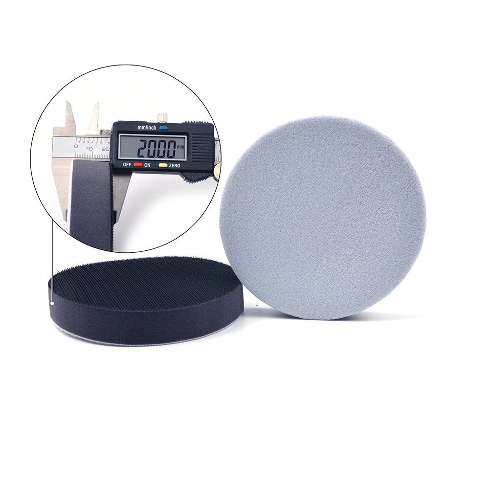 5" (125mm) 20mm Thick Soft Sponge Hook & Loop Surface Protection Interface Buffer Pad