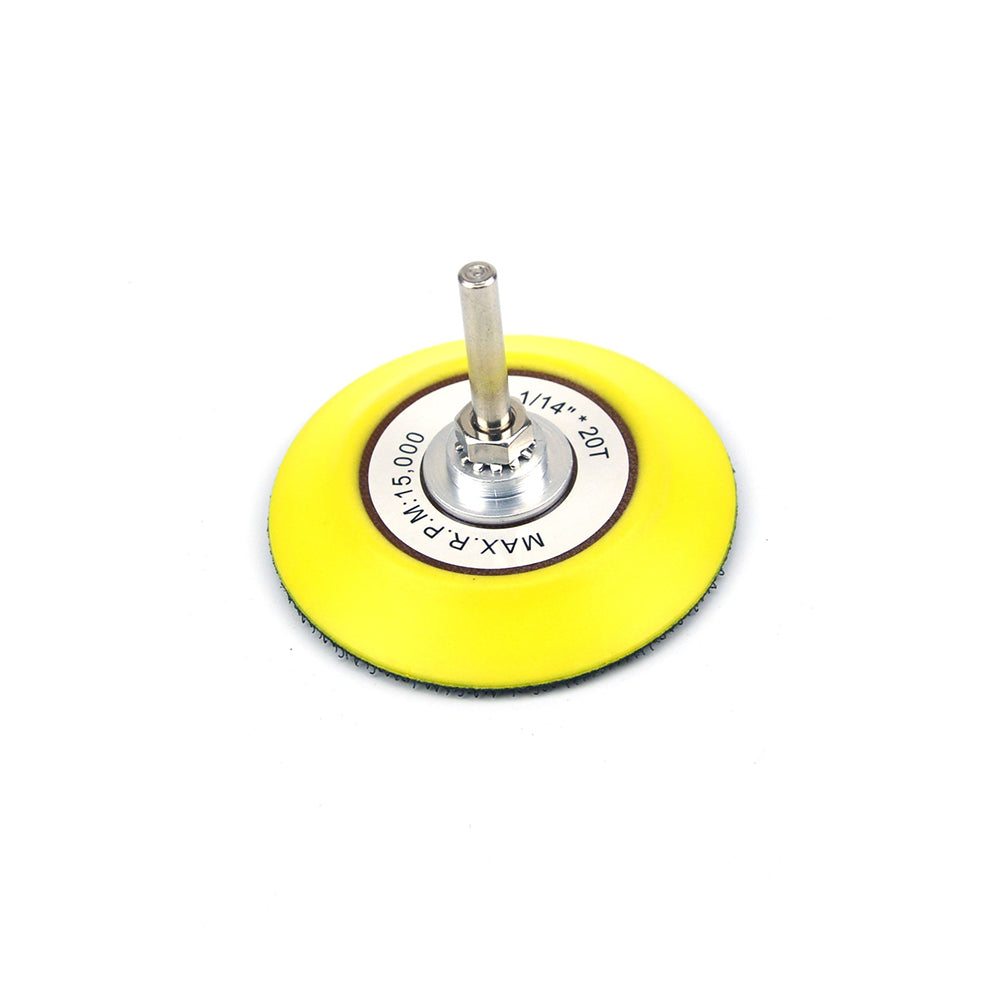 3" (75mm) x 6mm Shank Hook & Loop Back-up Sanding Pads