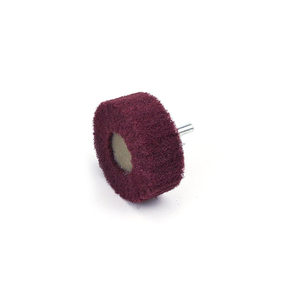 60mmx25mmx6mm Mounted Shank Cylinder Points Scouring Pad Flap Grinding Wheels, 320 Grit