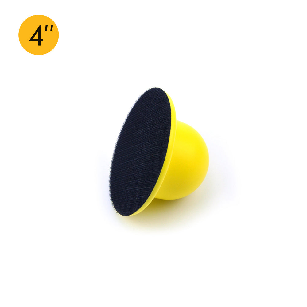 4" (100mm) Round Manual Hook & Loop Back-up Sanding Pads