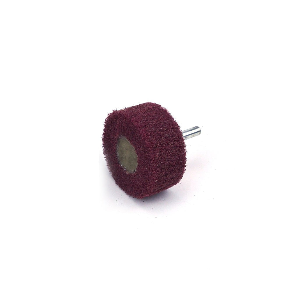 50mmx25mmx6mm Mounted Shank Cylinder Points Scouring Pad Flap Grinding Wheels, 320 Grit