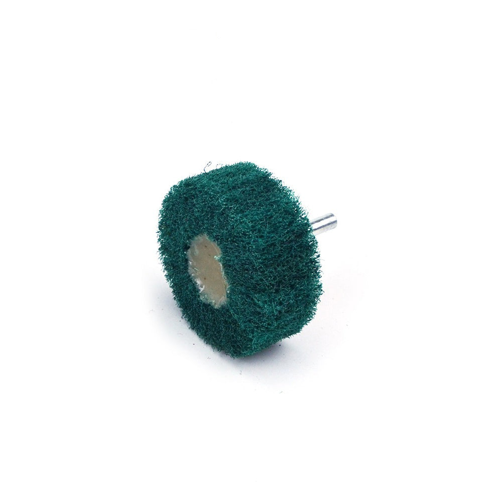 60mmx25mmx6mm Mounted Shank Cylinder Points Scouring Pad Flap Grinding Wheels, 120 Grit