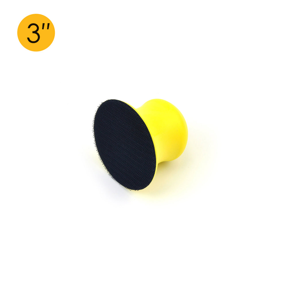 3" (75mm) Round Manual Hook & Loop Back-up Sanding Pads