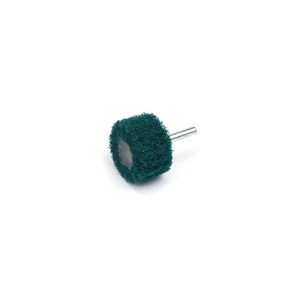 40mmx25mmx6mm Mounted Shank Cylinder Points Scouring Pad Flap Grinding Wheels, 120 Grit