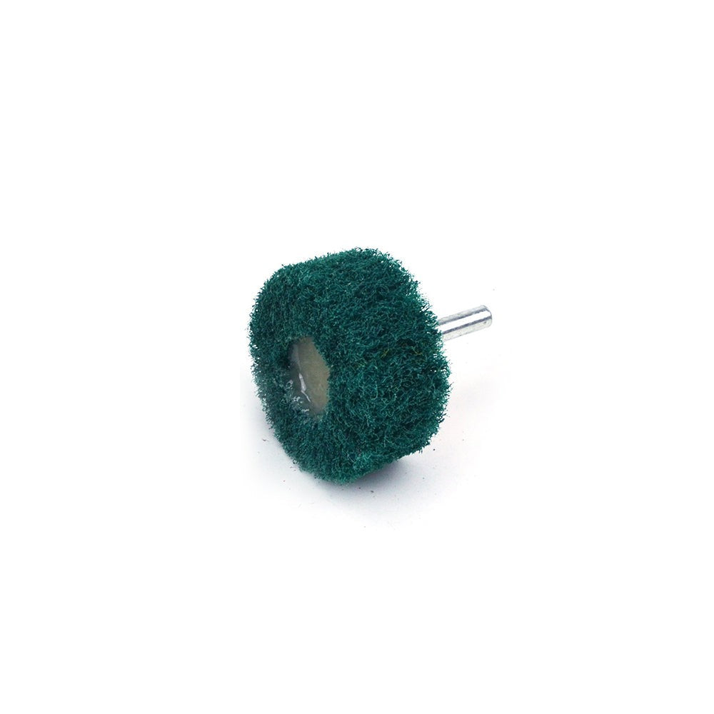 50mmx25mmx6mm Mounted Shank Cylinder Points Scouring Pad Flap Grinding Wheels, 120 Grit