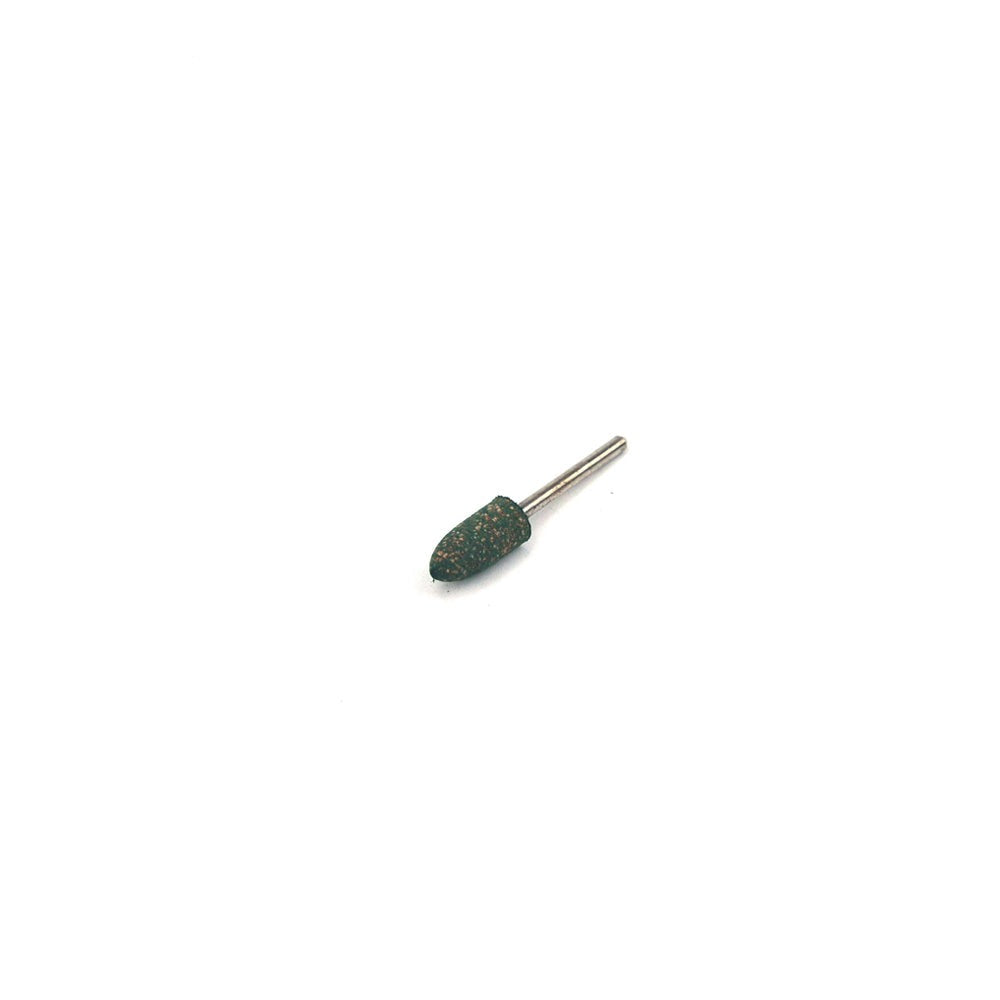 8mm x 3mm Mounted Shank Sesame Rubber Polishing Points Buffing Heads, Conical