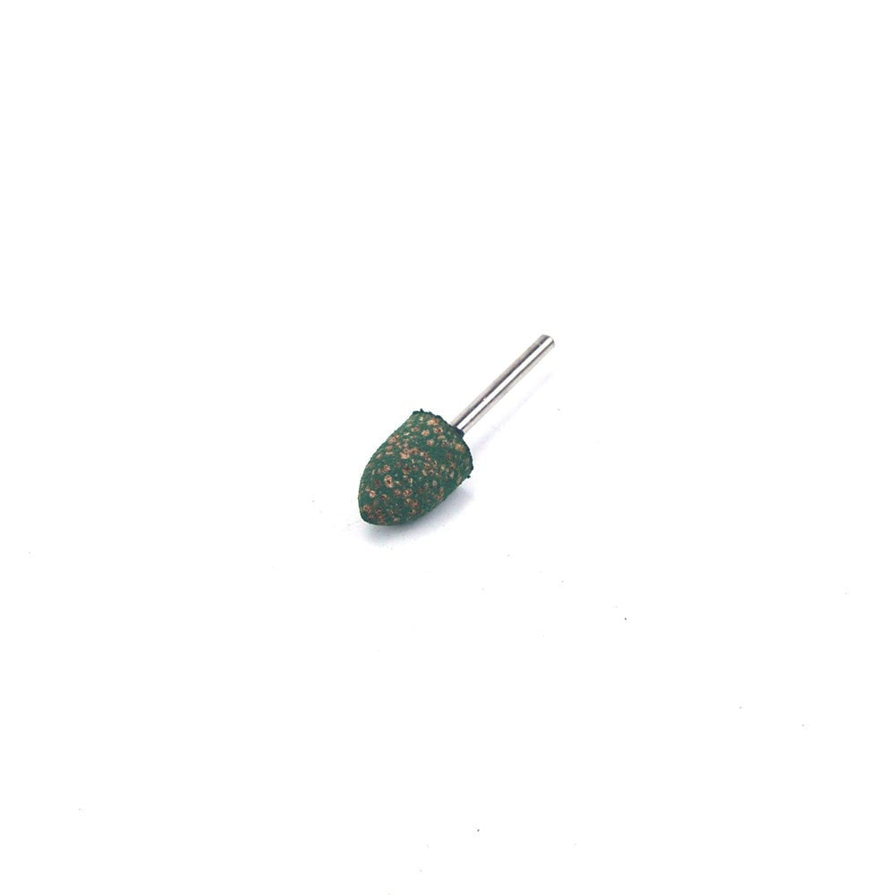 12mm x 3mm Mounted Shank Sesame Rubber Polishing Points Buffing Heads, Conical