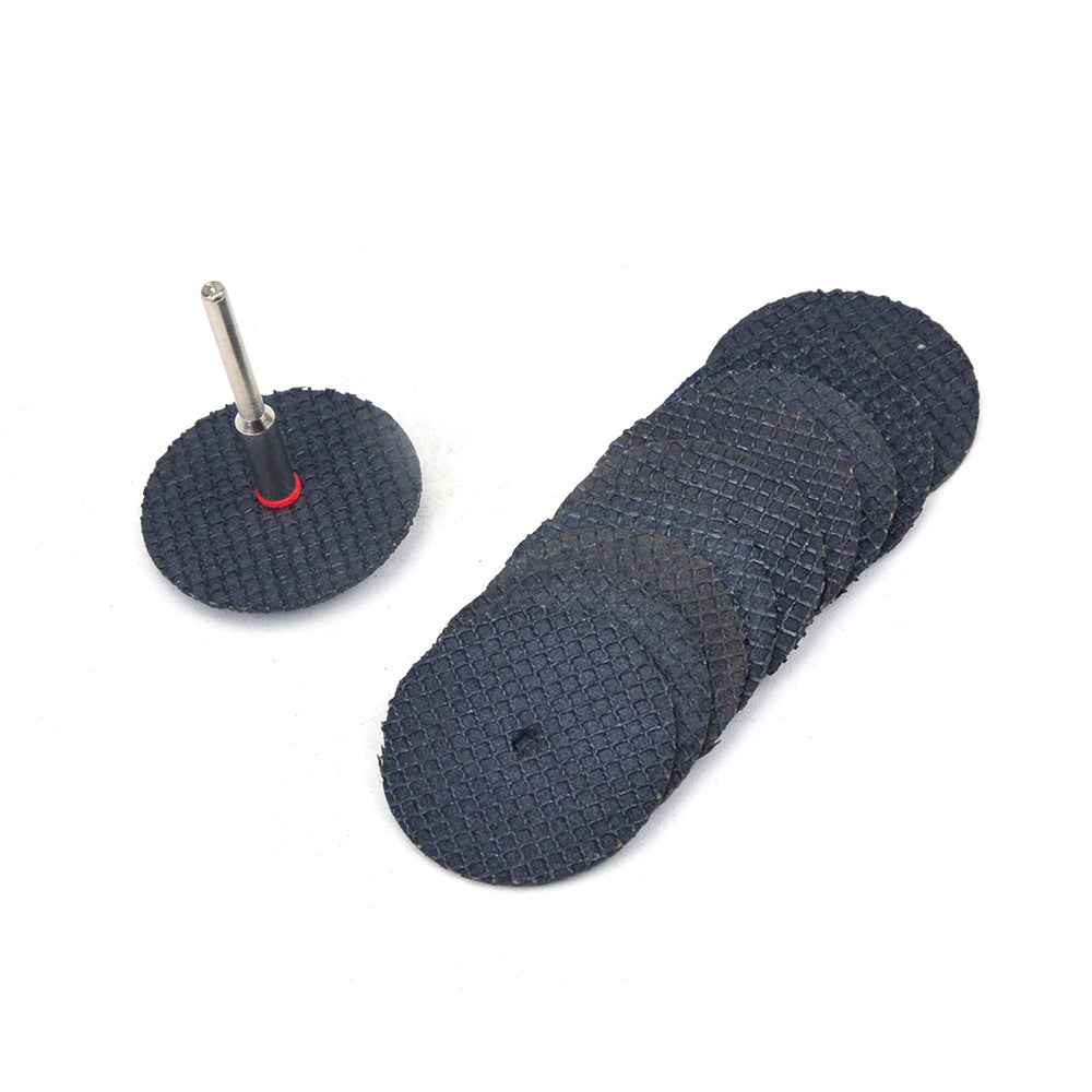 32mm Reinforced Fiberglass Cut Off Wheels Abrasive Cutting Tool Disc with Mandrel, 11pcs Set
