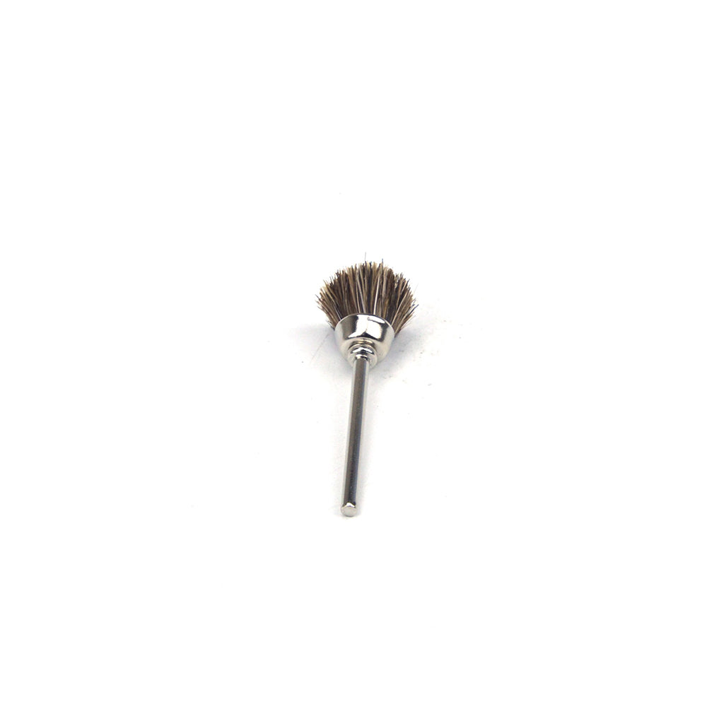 16mm x 3mm Mounted Shank Horse Bristle Taper Cup Wheel Brushes