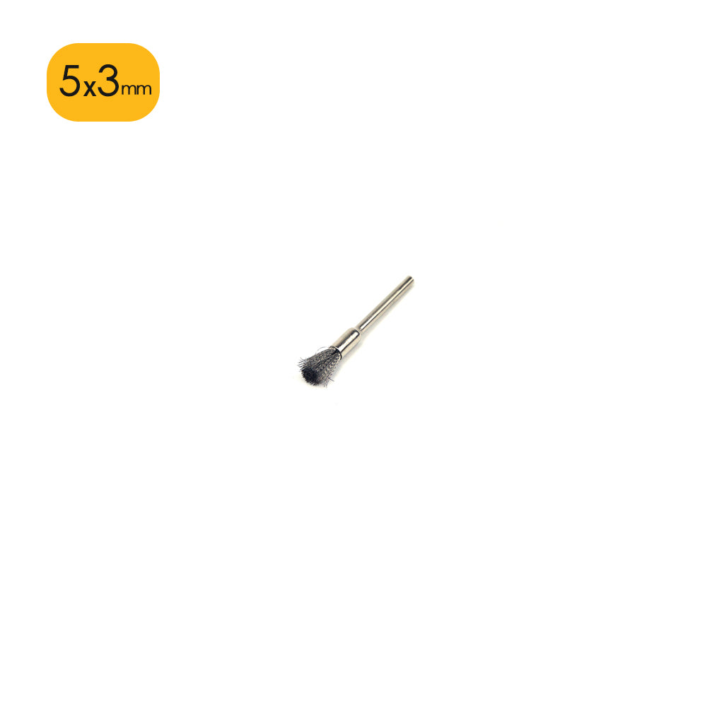 5mm x 3mm Mounted Shank Stainless Steel Wire End Brushes