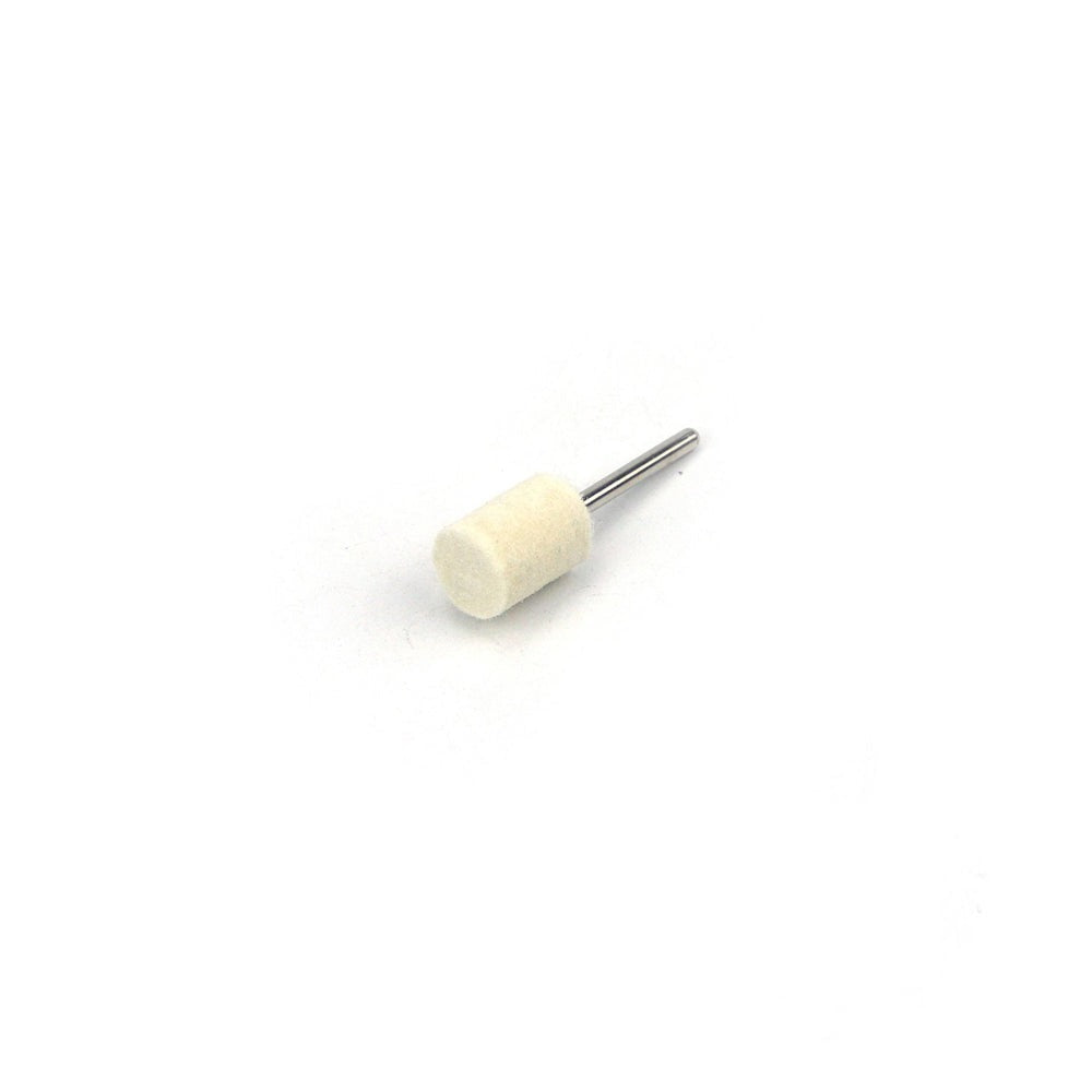 12mm x 3mm Mounted Shank Wool Felt Bobs Mandrel Grinding Polishing Points Buffing Heads, Cylindrical