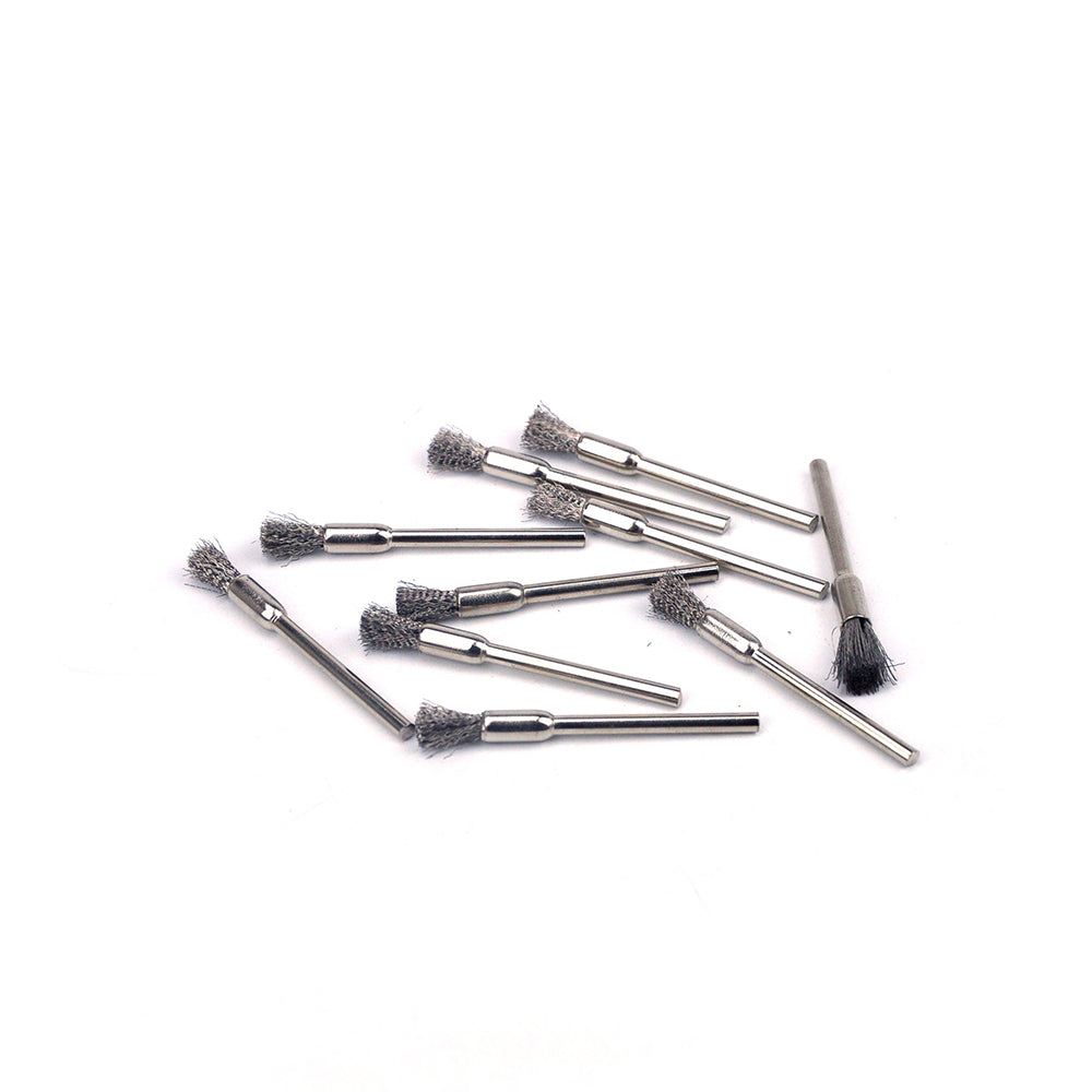 5mm x 3mm Mounted Shank Stainless Steel Wire End Brushes