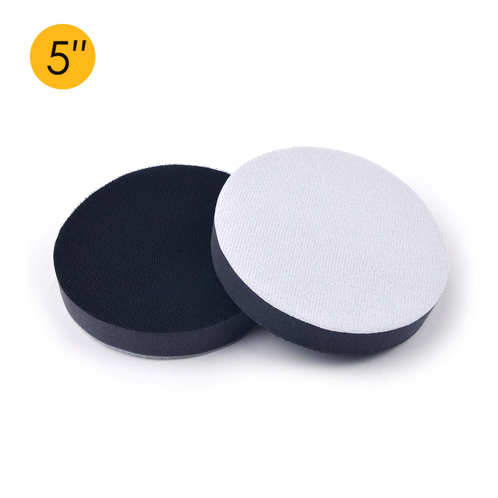 5" (125mm) 20mm Thick Soft Sponge Hook & Loop Surface Protection Interface Buffer Pad