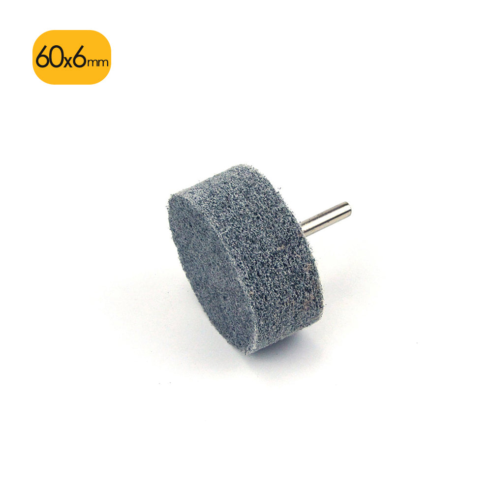 60mm x 6mm Shank Mounted Cylinder Points Fibre Grinding Wheels