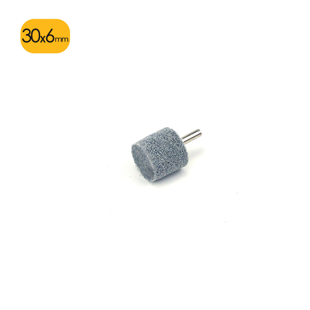 30mm x 6mm Shank Mounted Cylinder Points Fibre Grinding Wheels