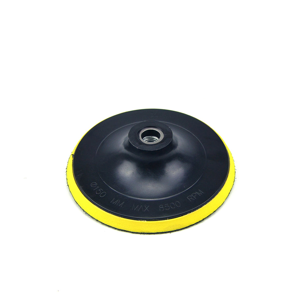 6" (150mm) x M16 Thread Hook & Loop Back-up Sanding Pads