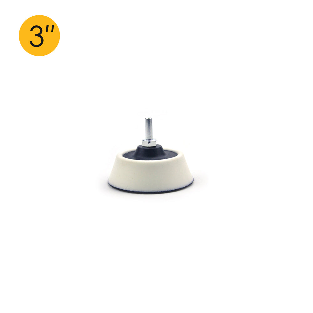 3" (70mm) 23MM Soft Foam Back-up Sanding Pad + 6mm Shank