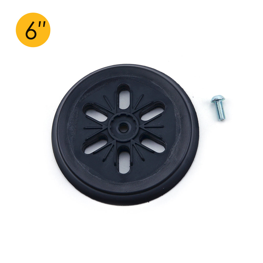 6" (150mm) 6-Hole Dust-free M8 Thread Back-up Sanding Pad