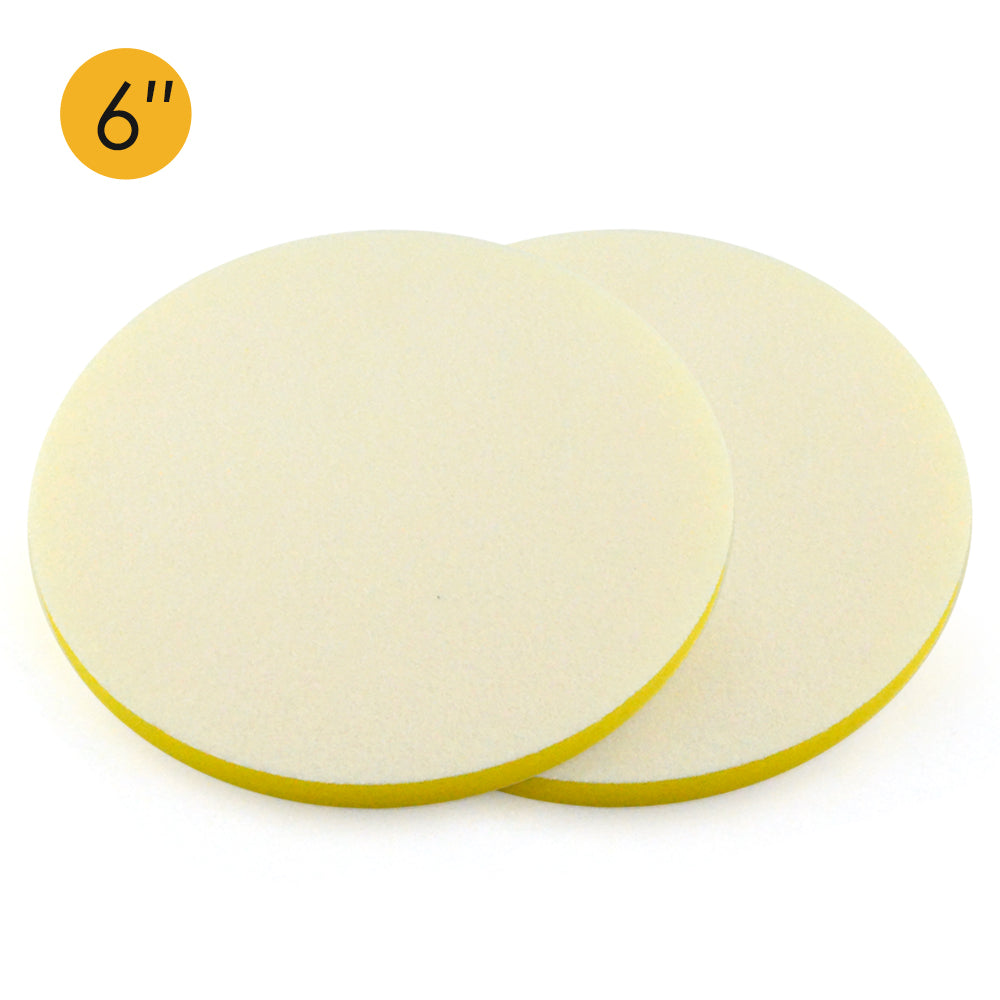 6" (150mm) Soft Sponge Double-faced Flocking Hook & Loop Surface Protection Interface Buffer Backing Pad