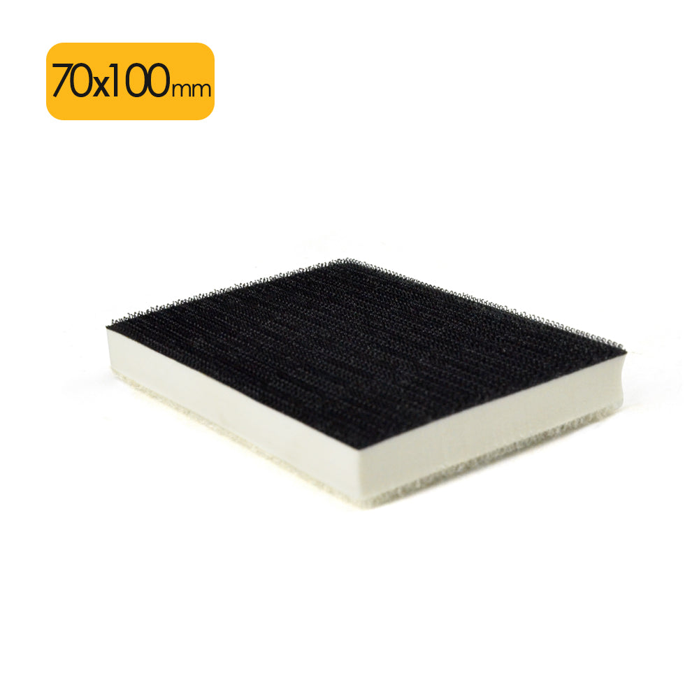 70x100mm EVA Sponge Hook & Loop Surface Protection Interface Buffer Backing Pad