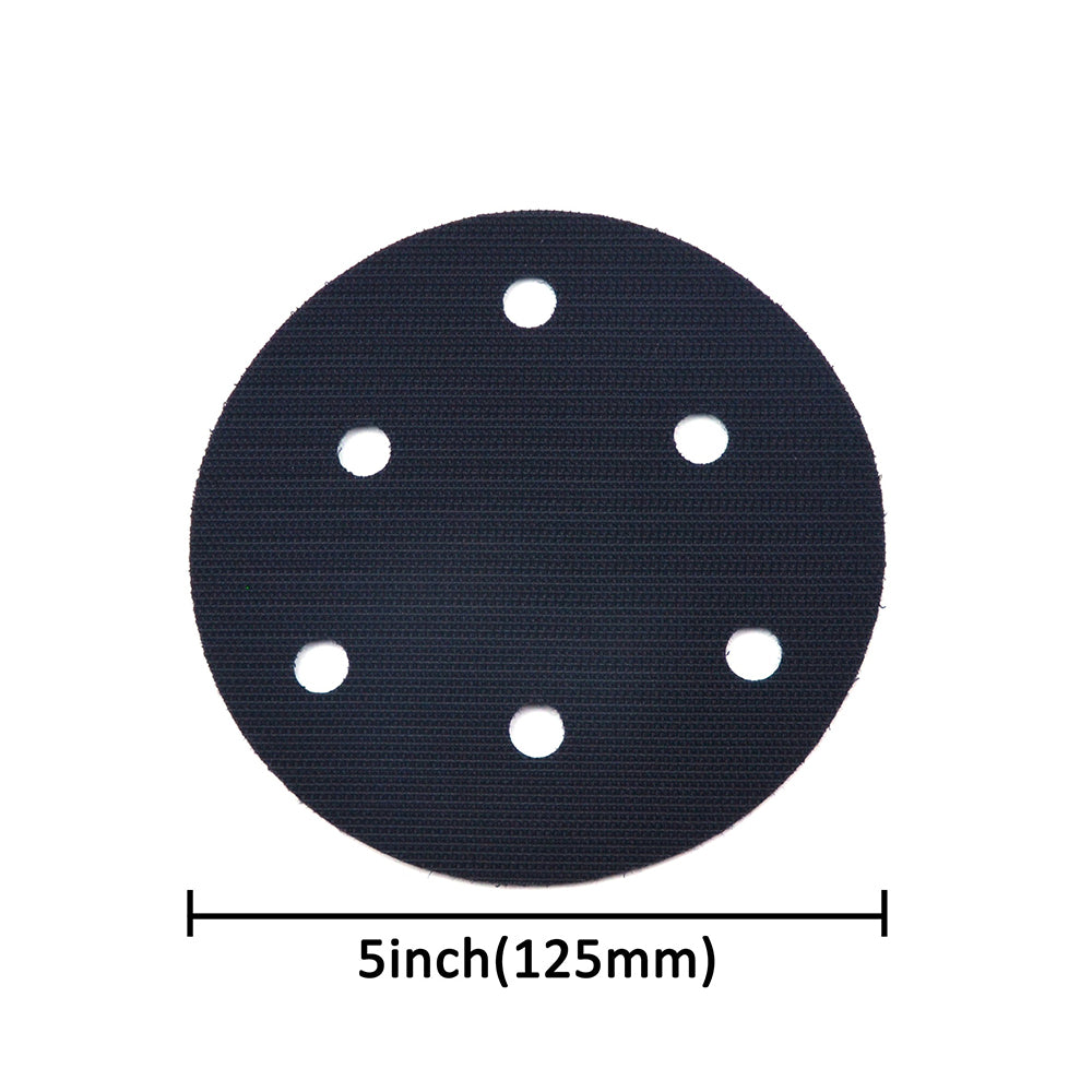 5" (125mm) 6-Hole Ultra-thin Surface Protection Interface Buffer Backing Pads