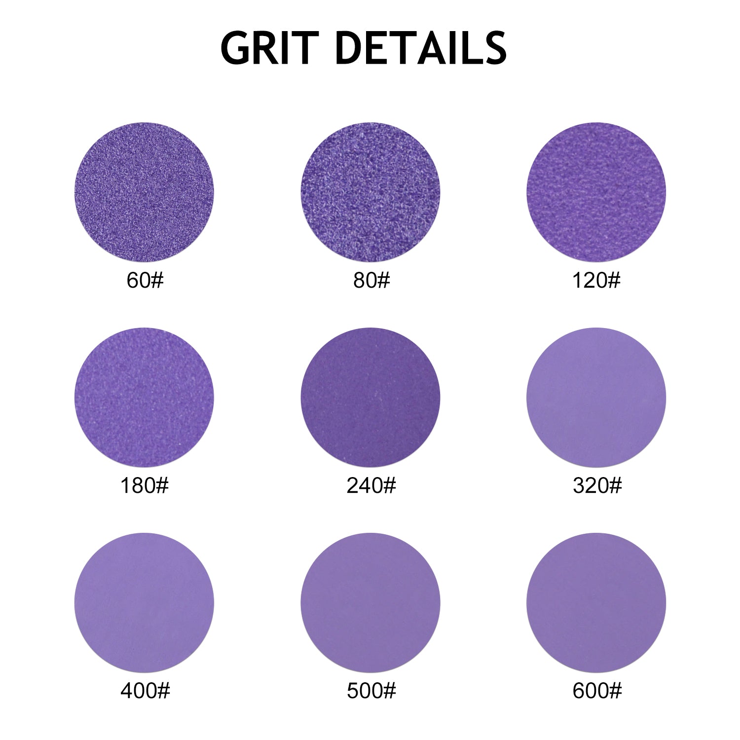 purple sanding discs