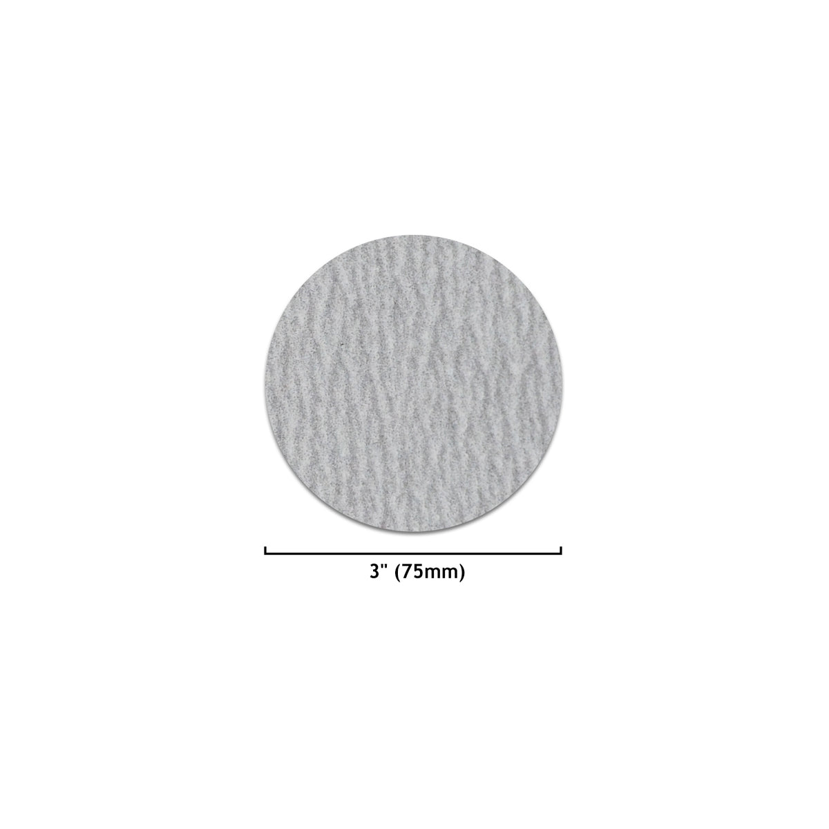 3 inch white hook and loop sanding discs