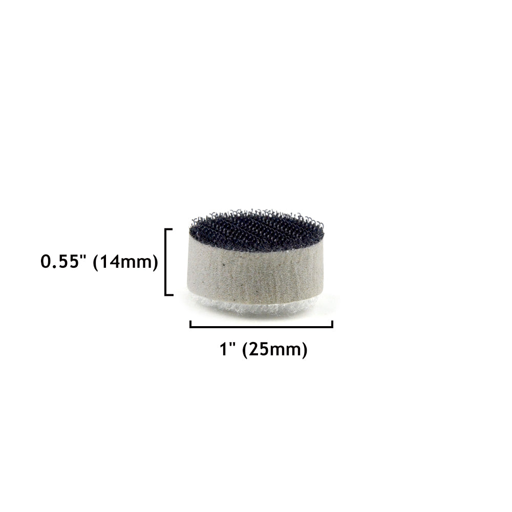 1" (25mm) High Density Hard Hook & Loop Surface Protection Interface Buffer Backing Pad