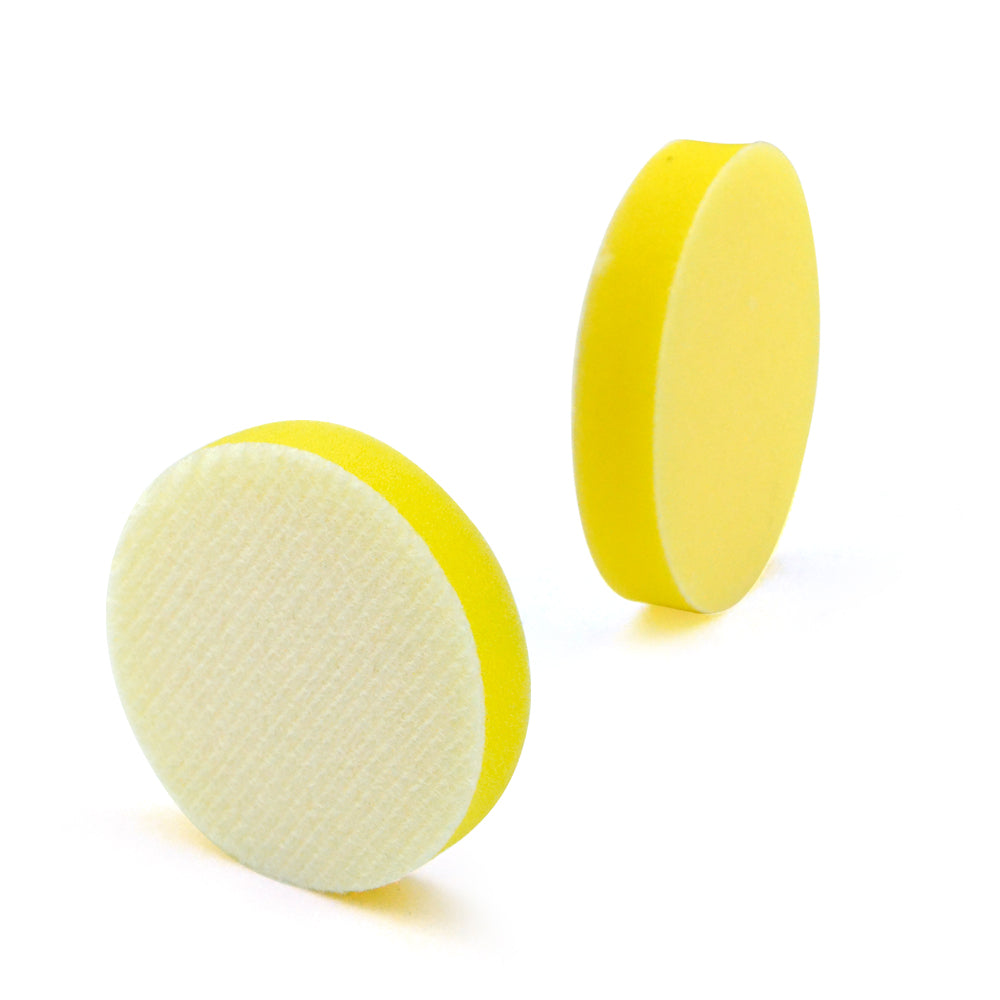 2" (50mm) Soft Sponge Yellow Flat Hook & Loop Surface Protection Interface Buffer Backing Pad