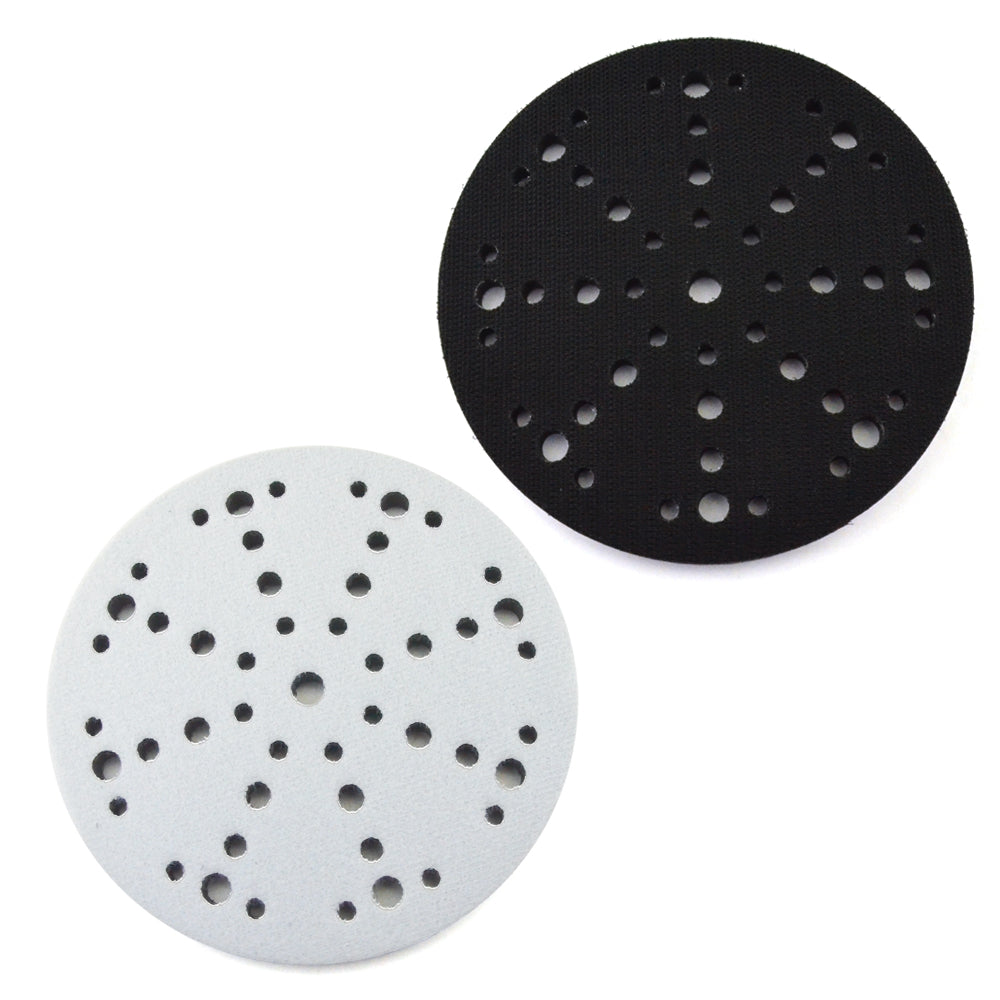 6" (150mm) 48-Hole Soft Sponge Dust-free Interface Buffer Backing Pads