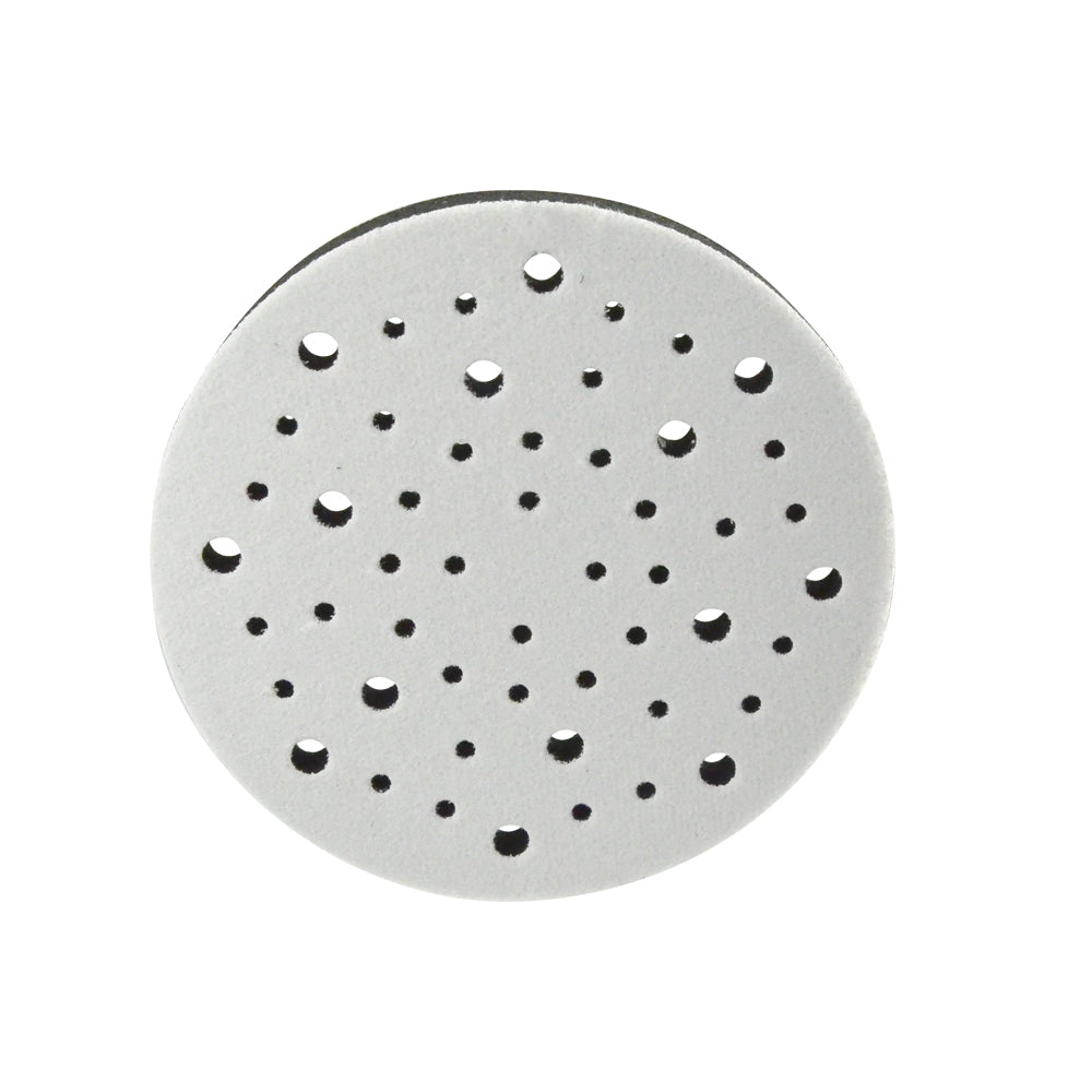 6" (150mm) 52-Hole Soft Sponge Dust-free Interface Buffer Backing Pads