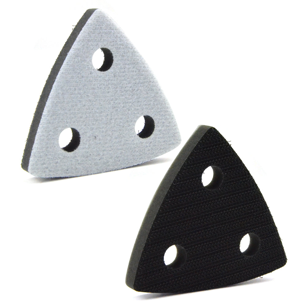 80x80x80MM 3-Hole Soft Sponge Hook & Loop Surface Protection Interface Pad