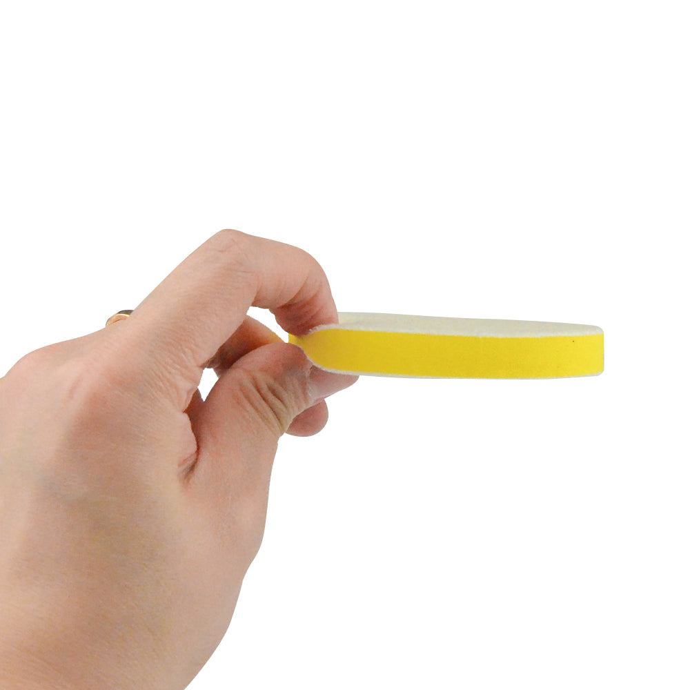3" (75mm) Soft Sponge Double-faced Flocking Hook & Loop Surface Protection Interface Buffer Backing Pad