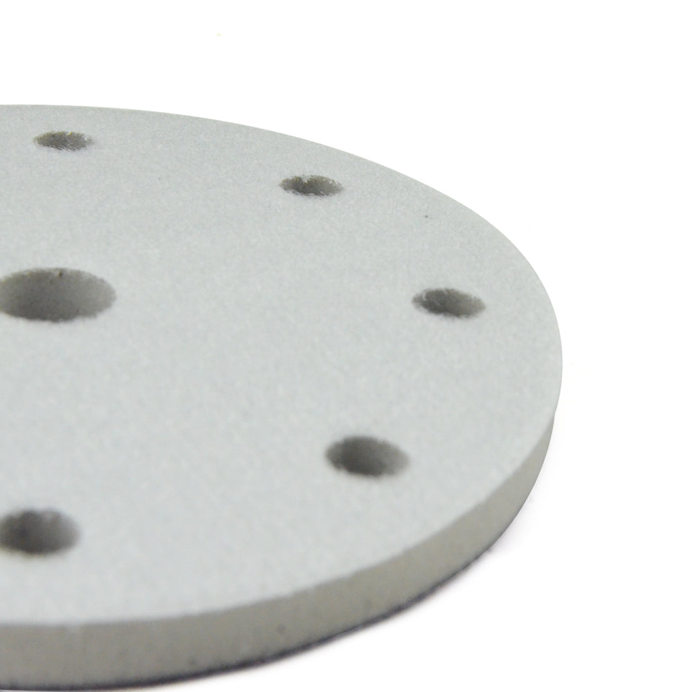 6" (150mm) 9-Hole High Density Hard Hook & Loop Surface Protection Interface Buffer Backing Pad