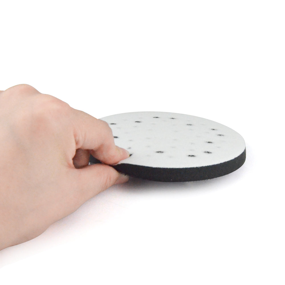 5" (125mm) 44-Hole Soft Sponge Dust-free Interface Buffer Backing Pads